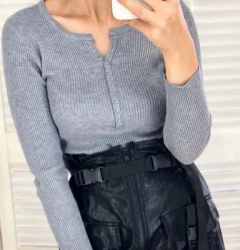 Модная кофточка в рубчик фото 3790831301