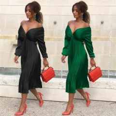 Шелковое платье с плиссировкой фото 3780730064