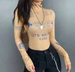 Трендовый боди с принтами фото 259342942